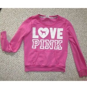 vs PINK crew sweatshirt