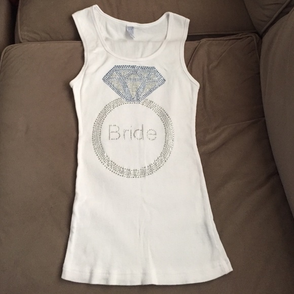 Bride tank top