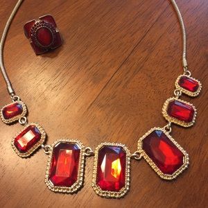 Necklace and ring set