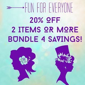 Bundle for savings! Buy 2 items get 20% off