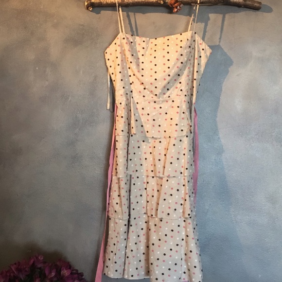 SOLD NWT BCBG knee length spaghetti strap dress - Picture 2 of 4