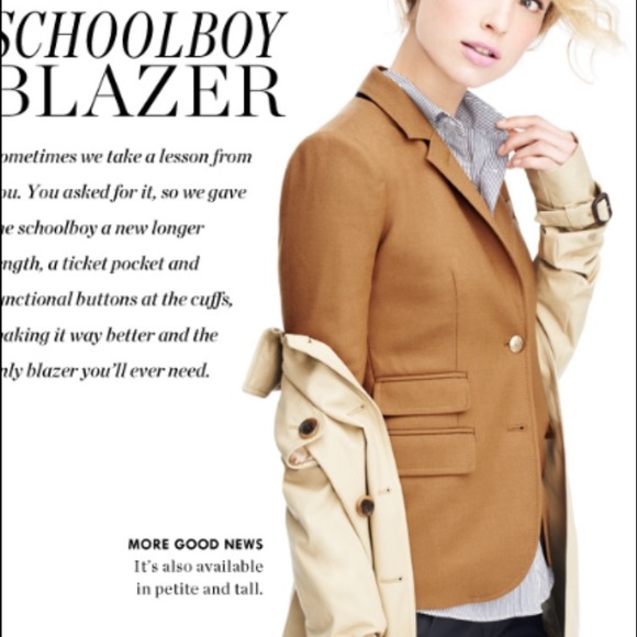 J. Crew schoolboy blazer