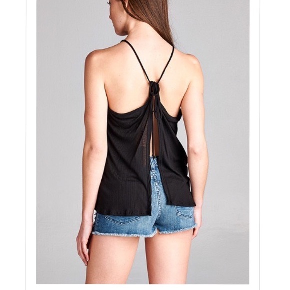 🌺❗LAST❗Spaghetti straps open back top - Picture 3 of 3