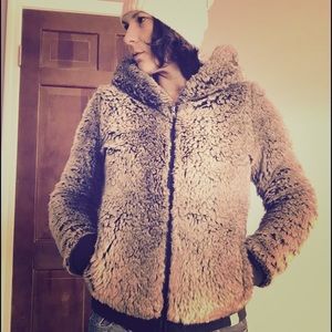 Victoria's Secret PINK faux fur jacket