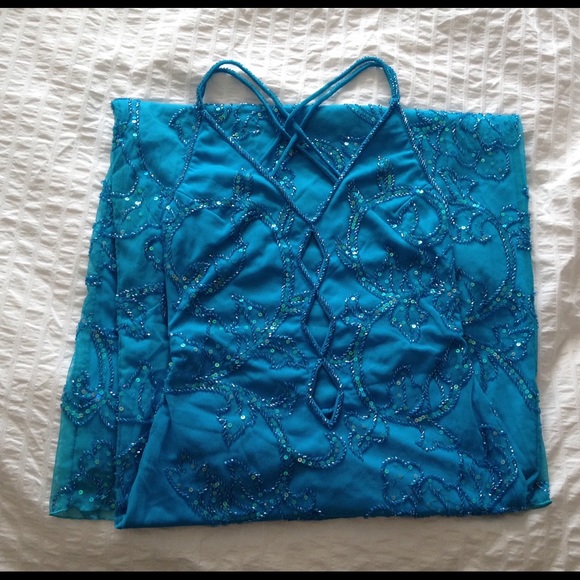 Cache Sequin Gown