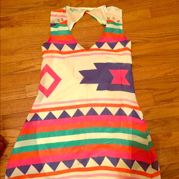 Patterned dress from Lulu's