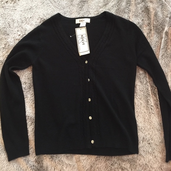 Never worn black cardigan