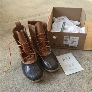 Unlined bean boots