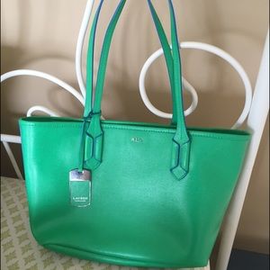 Lauren by Ralph Lauren Tota in Kelly Green