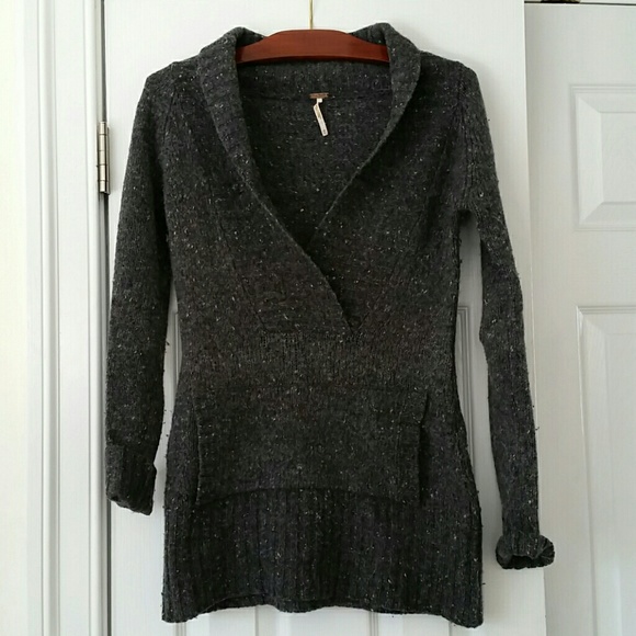Free people sweater /dress grey - Picture 3 of 4
