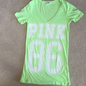 green short sleeve shirt by PINK Victoria secret