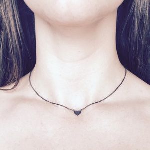 BLACK DIAMOND Necklace NIB