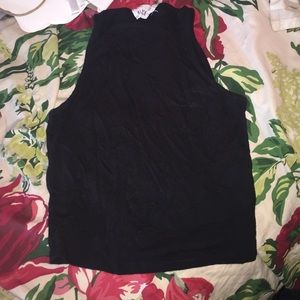 Black concert Crop Top