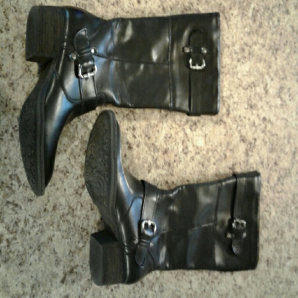 Cynthia Black Boots Excellent Condition