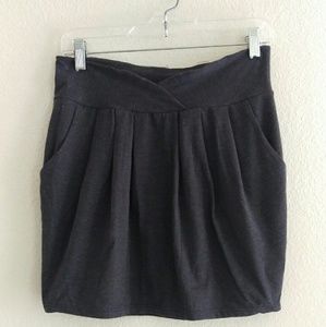 Silence + Noise charcoal skirt