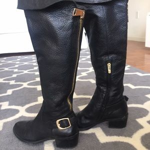Vince Camuto Black high knee boots 7.5