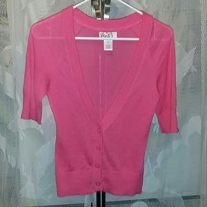 SO pink cardigan