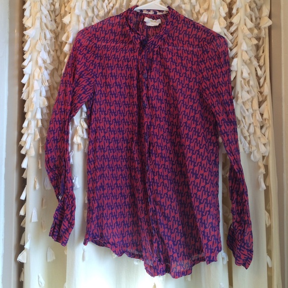 Anthro/hei hei daytrip purple & red giraffe