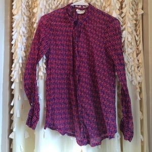 Anthro/hei hei daytrip purple & red giraffe