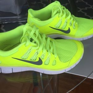 Nike Free 5.0 Yellow 7.5