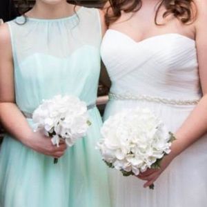 Tevolio Mint/Aqua bridesmaid dress