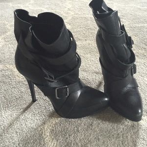 High heels ankle boots