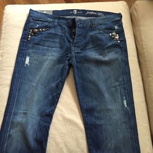 7 for all mankind skinny boyfriend jeans
