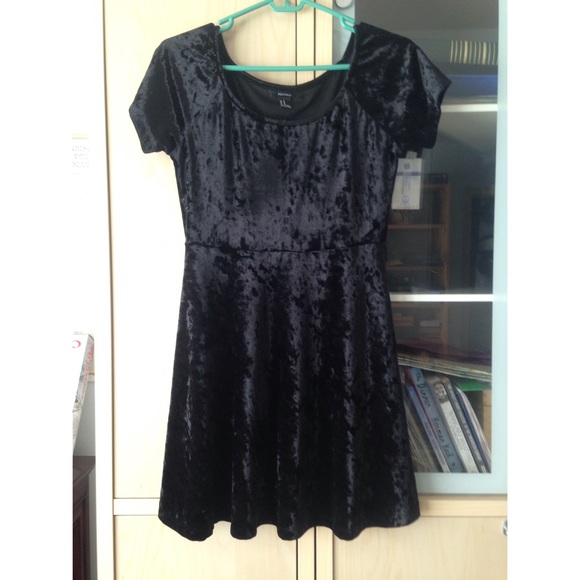 Velvet Babydoll Dress