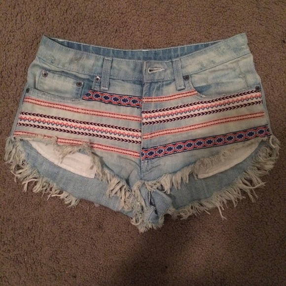 LF tribal print shorts