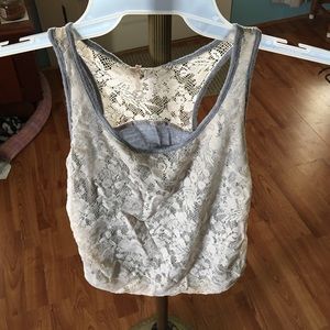 Lace tank top
