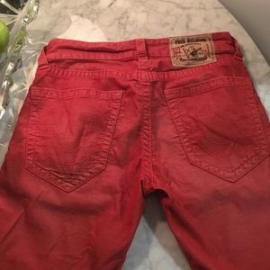 True religion men's slim fit corduroy pant