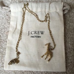 J crew giraffe necklace