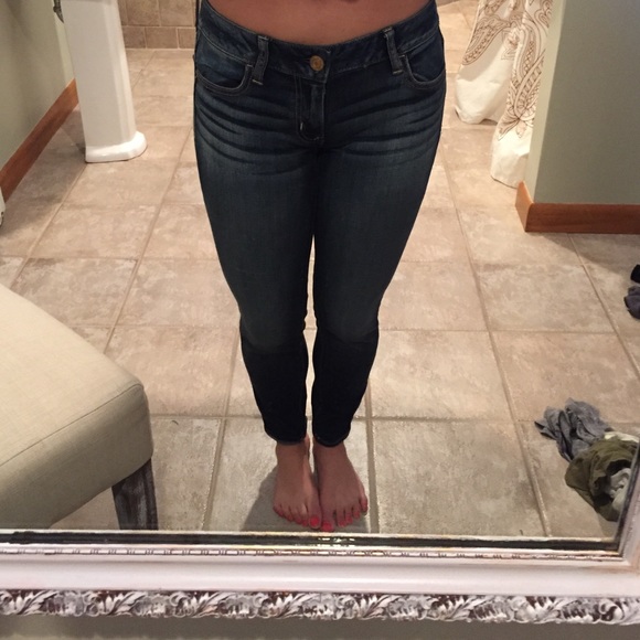 Dark stretch jeggings