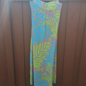 Lilly Pulitzer Jubilee maxi dress size 6 silk