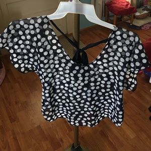 Poka dot shirt