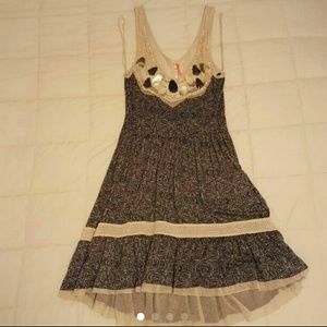 NWT FREE PEOPLE BOHO SLEEVELESS DRESS