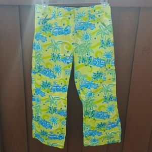 Lilly Pulitzer crop pants  capri size 0
