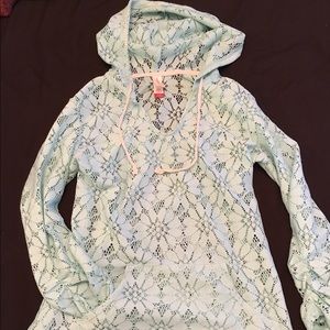 Baby Blue Lacy Hoody