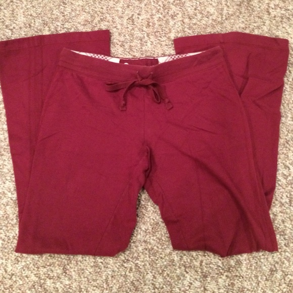 Maroon Bootcut Sweatpants