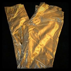 Gold leggings