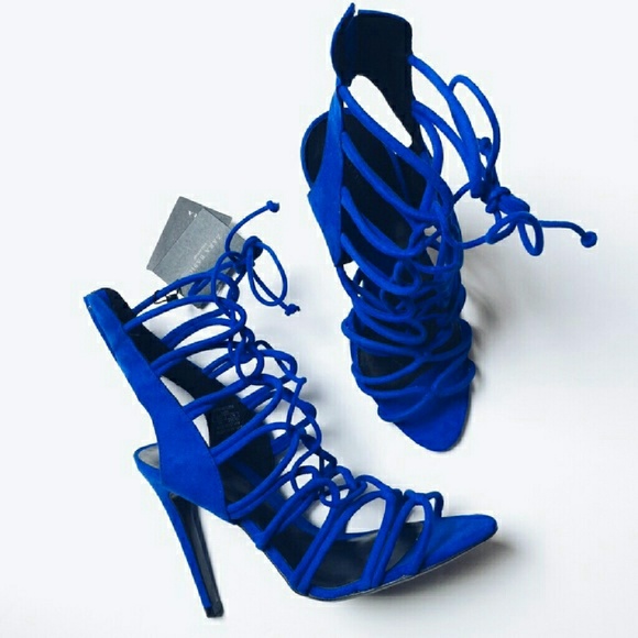 Zara Lace-Up Strappy Sandals