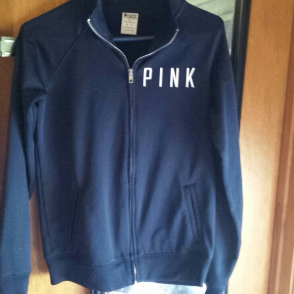 Victorias secret pink Yankees baseball jacket.