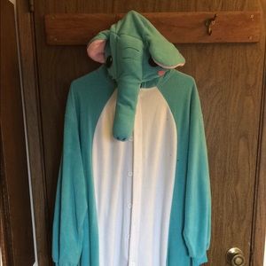 Elephant critter onesie