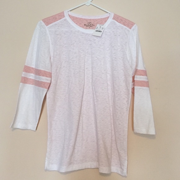 NWT Jcrew Baseball Tee