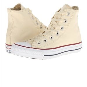Cream Hi-top Converse