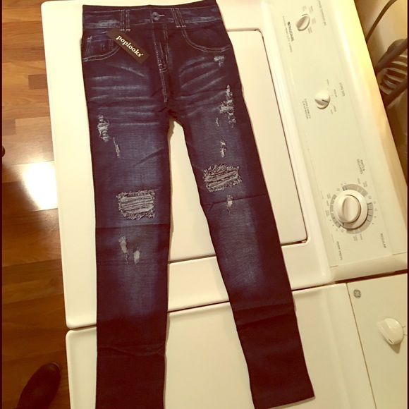 Jean leggings