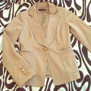 Tan Elie Tahari Blazer