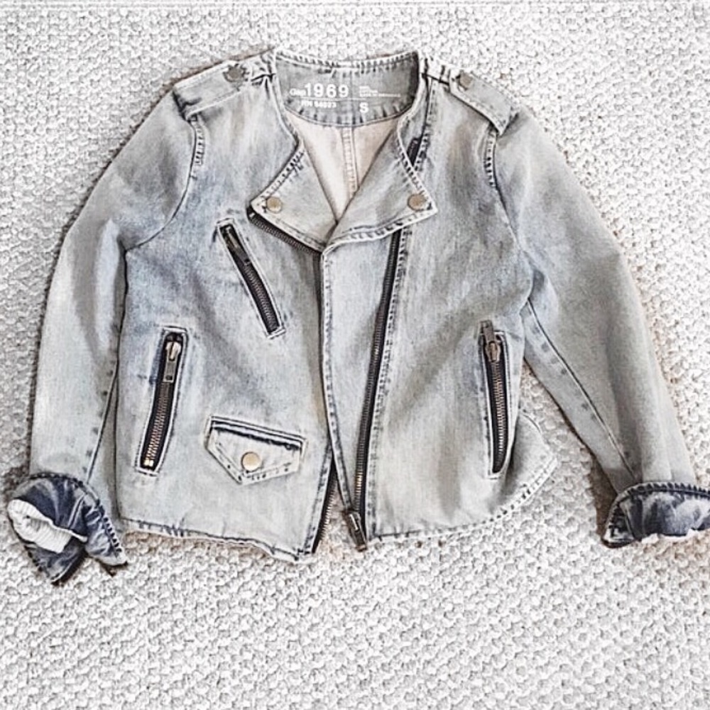 NEW Jean Moto Jacket!