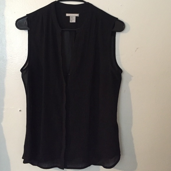 H&M SHEER BUTTON UP SHIRT