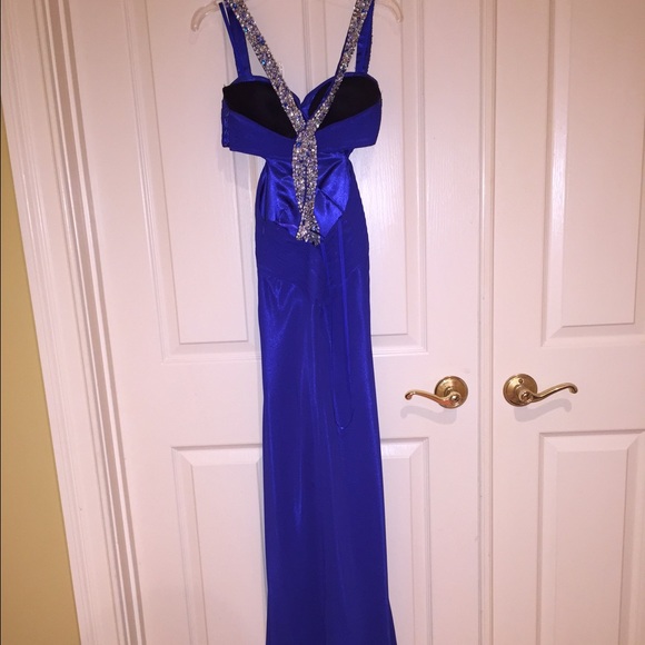 Royal Blue Prom Dress - Picture 4 of 4